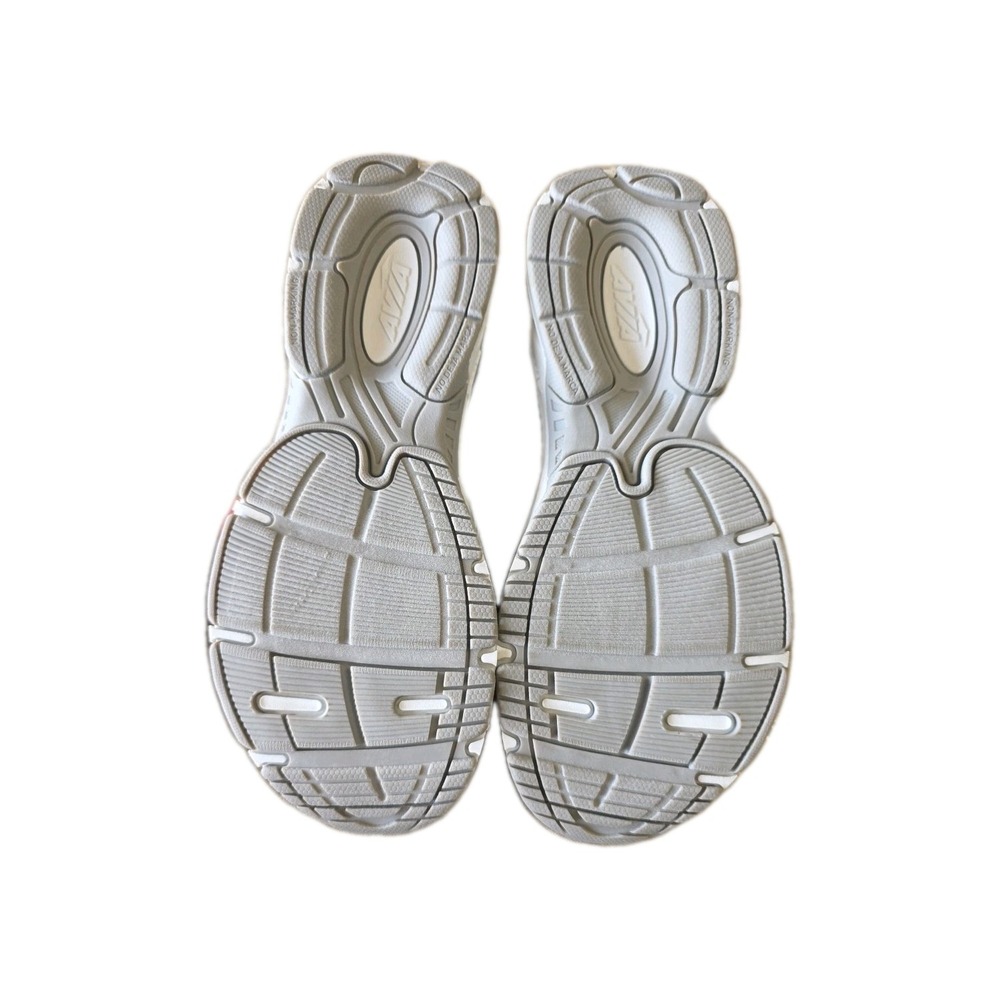 AVIA Boys Size 4  Athletic Sneaker Running Shoes White & Navy New No Box - Picture 5 of 6